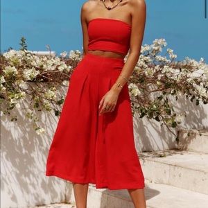 Hello Molly - Grown Woman Crop Top and Pants Set